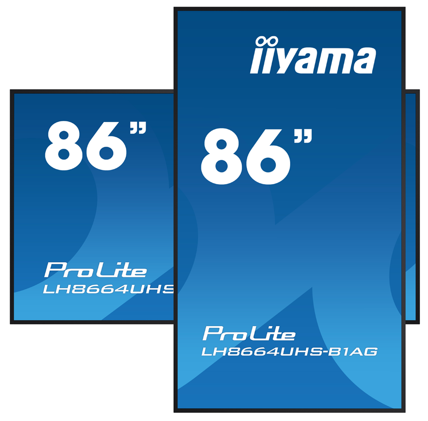 iiyama ProLite LH8664UHS-B1AG - 86 Zoll - 500 cd/m² - 4K - Ultra-HD - 3840x2160 Pixel - 24/7 - Android - Display 