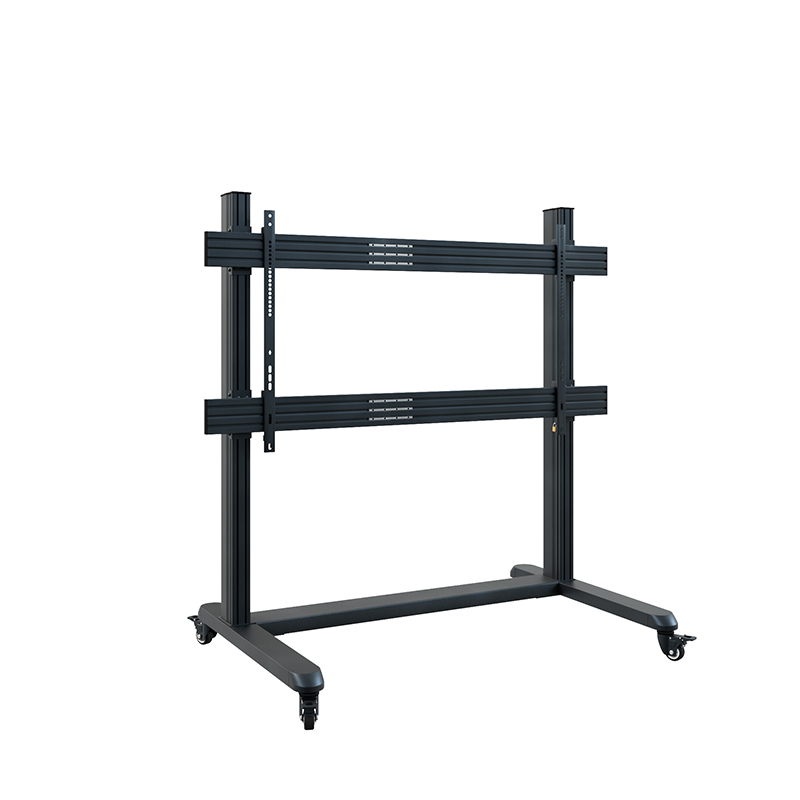 Hagor CPS MOBILE STAND SINGLE 86-110 - Rollwagen - 86 - 110 Zoll - bis 130  kg - VESA 1500x800mm - Schwarz