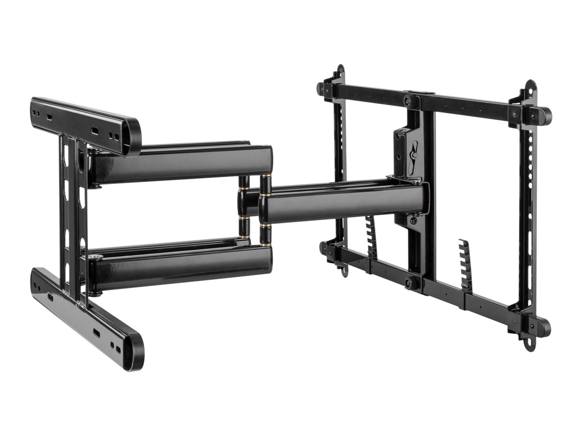 InLine TV Premium Aluminium Wandhalterung 23118B - schwenk- und neigbar - 37-80 Zoll - VESA 600X400MM - bis 70kg  - Schwarz