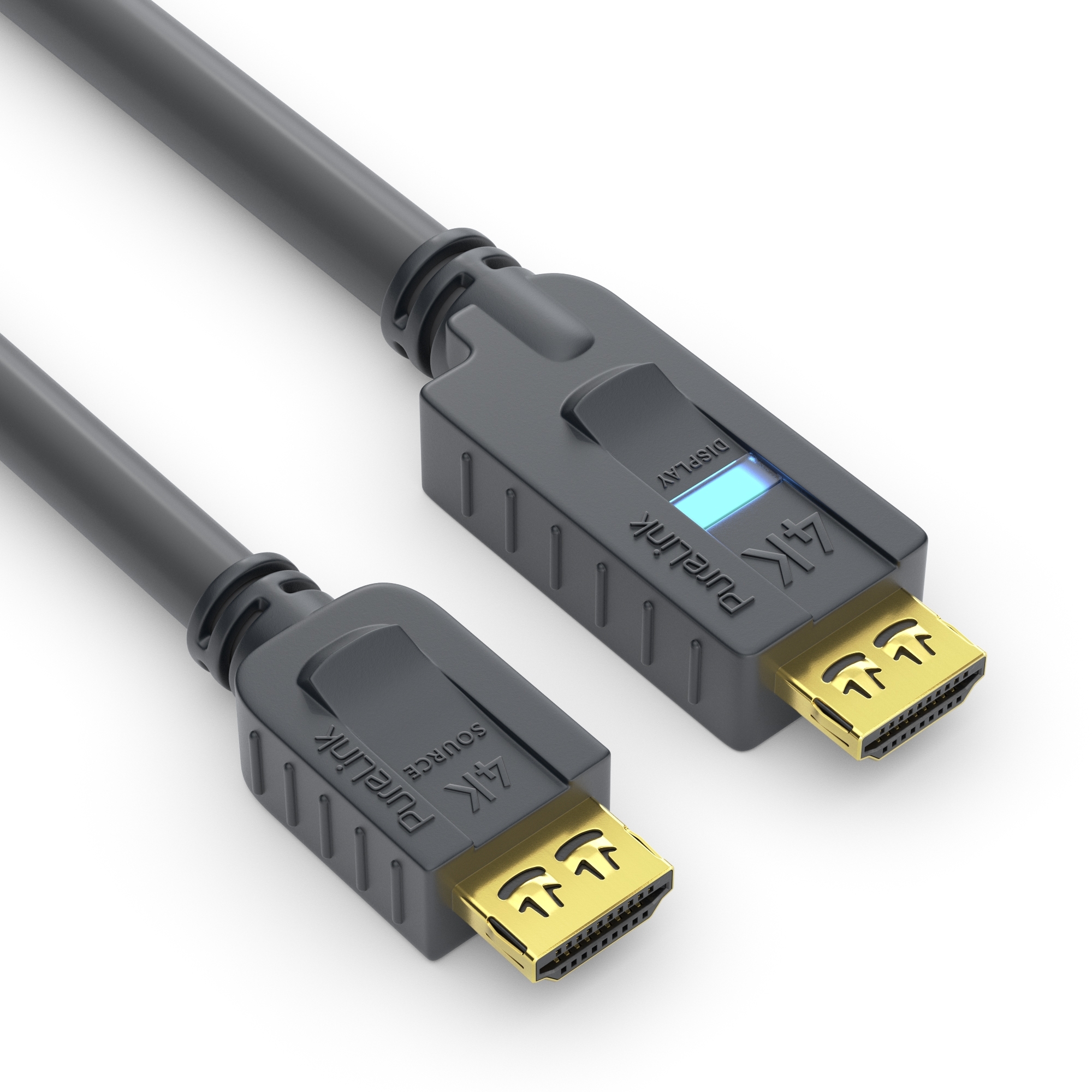 PureLink PI2010-100 - HDMI Kabel Aktiv 18Gbps - PureInstall 10,0m - Schwarz