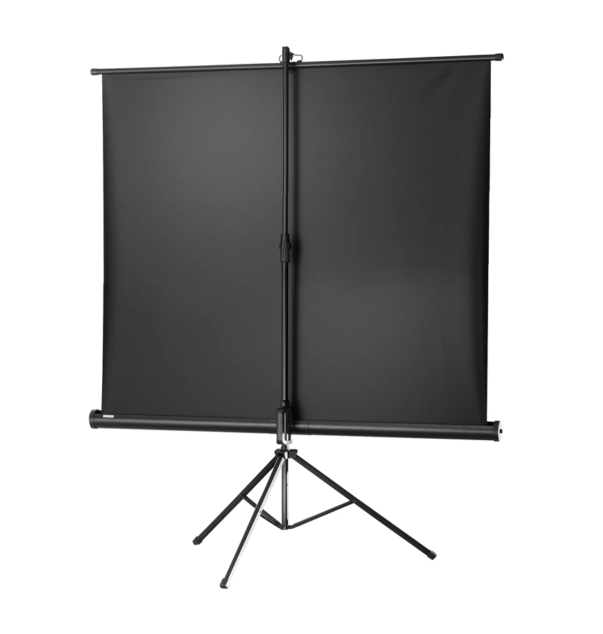 celexon Stativ-Leinwand Economy - 16:9 - BM 219 x 123 - Aufprojektion - Schwarz