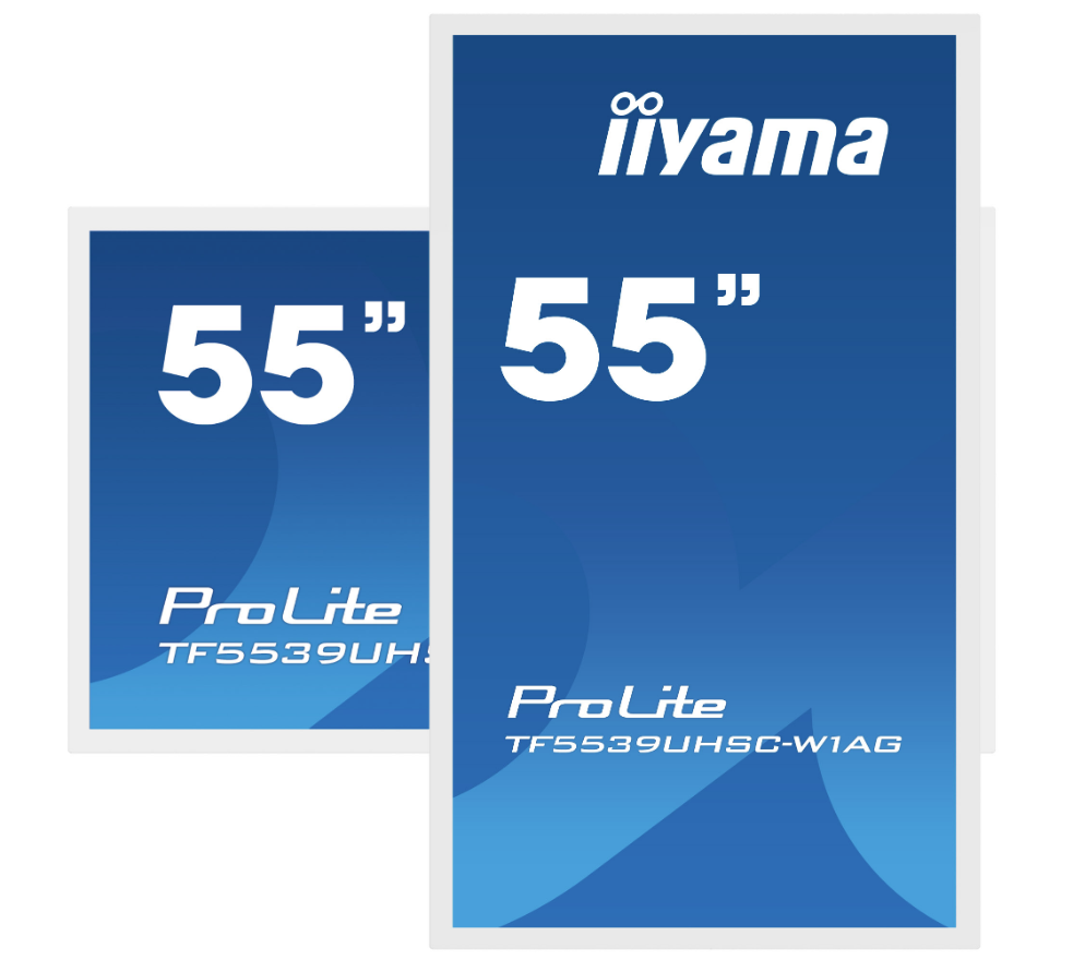 iiyama ProLite TF5539UHSC-W1AG - 55 Zoll - 500 cd/m² - 4K - Ultra-HD - 3840x2160 Pixel - Open Frame - 15 Punkt - Multi Touch Display - Weiß