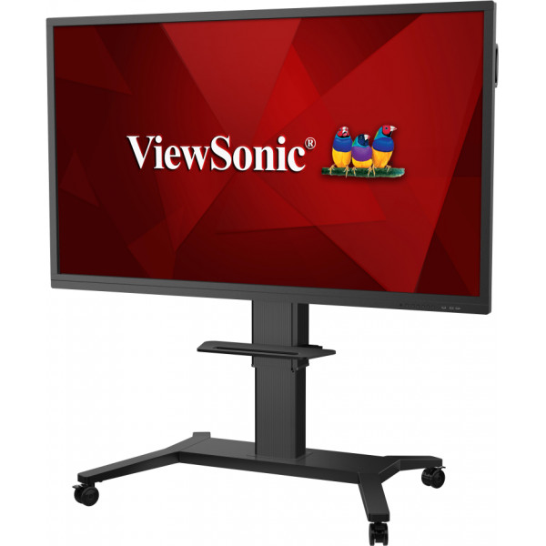 ViewSonic VB-STND-002 - motorisierter Rollwagen - 55-86 Zoll - bis 100kg - VESA 800x600mm - Schwarz