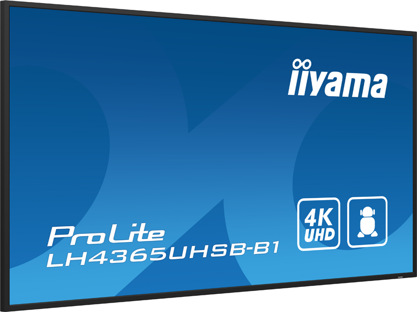 iiyama ProLite LH4365UHSB-B1 - 43 Zoll - 800 cd/m² - 4K - Ultra-HD - 3840x2160 Pixel - 24/7 - Android - Display