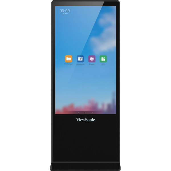 ViewSonic EP5542T - 55 Zoll - 450 cd/m² - 4K - Ultra-HD - 3840x2160 Pixel - 10 Punkt - Touch ePoster - Schwarz