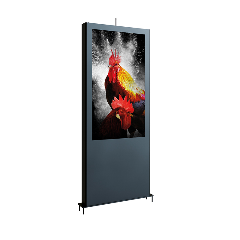 Hagor vis-it® Portrait 42-46 Zoll - Indoorstele - 42-46 Zoll - Hochformat - Schwarz