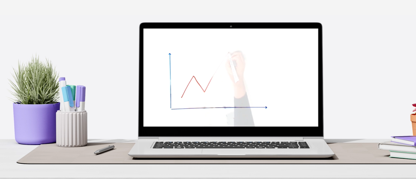 Die Logitech Scribe mit KI-gesteuerter Performance.