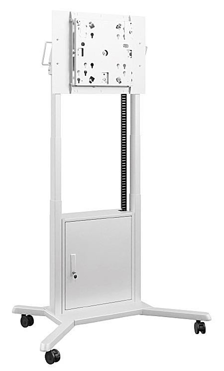 Hagor HP Twin Lift M-Flip + Adapter 65" - mobiles, elektrisch höhenverstellbares Liftsystem - displayspezifisch für Samsung Flip WM65B - bis 45kg - Weiss