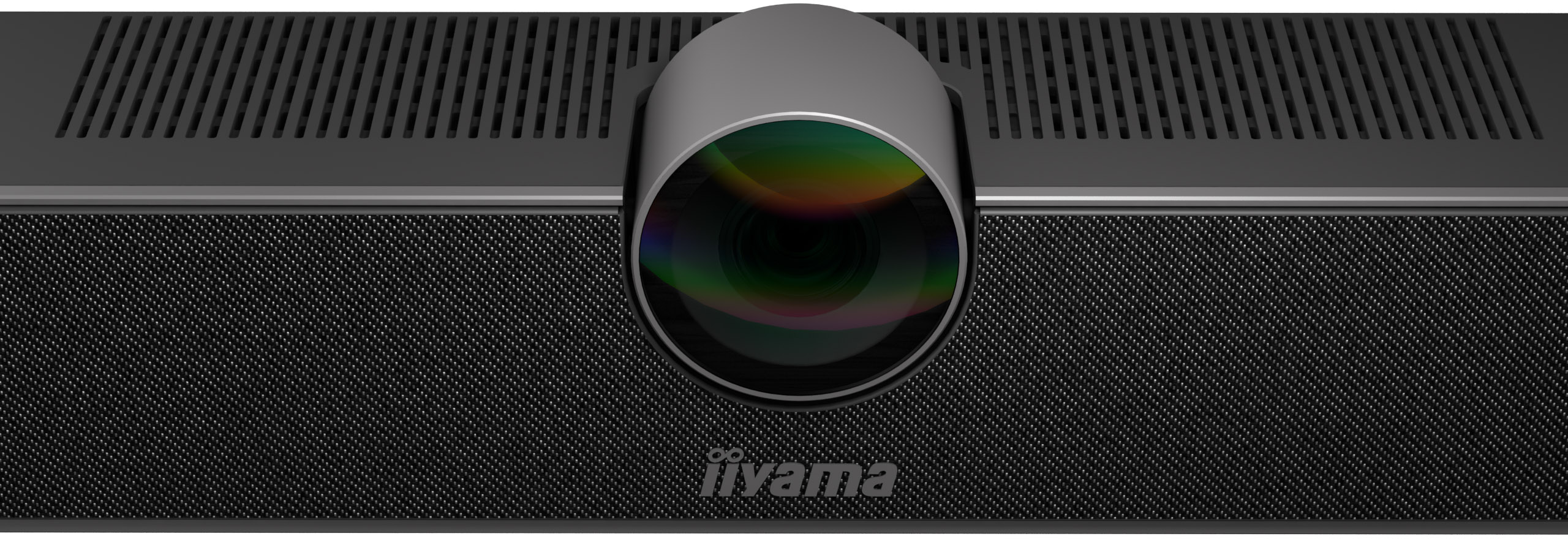 iiyama UC CAM120ULB-1 - All-in-one-Videobar - 12MP - USB - Mikrofon - Lautsprecher - 120° Sichtfeld - Auto-Framing - kleine und mittelgroße Räume