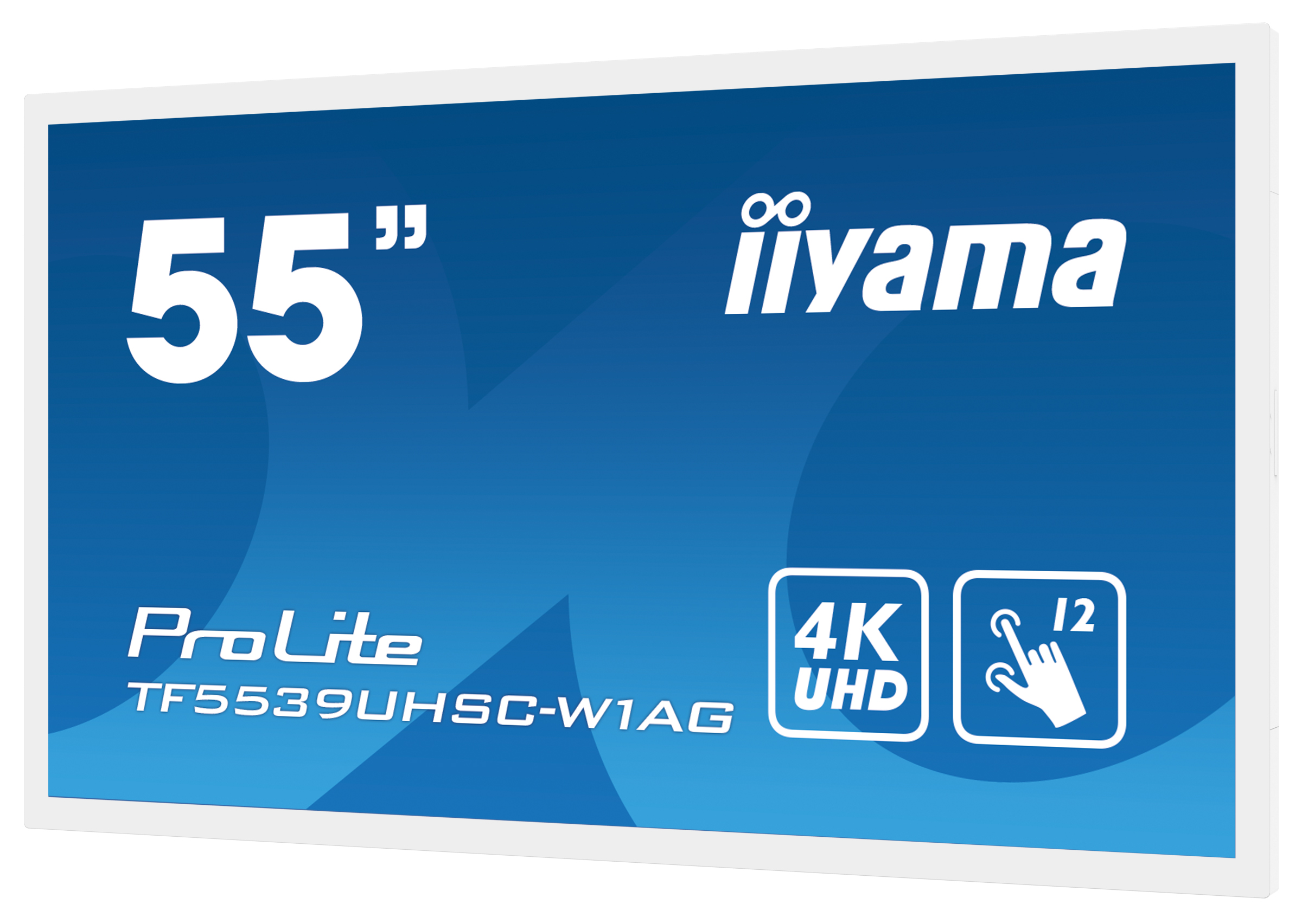 iiyama ProLite TF5539UHSC-W1AG - 55 Zoll - 500 cd/m² - 4K - Ultra-HD - 3840x2160 Pixel - Open Frame - 15 Punkt - Multi Touch Display - Weiß