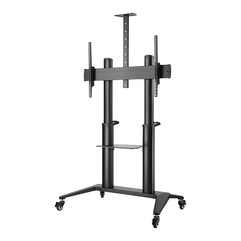 Hagor BrackIT Stand HD XXL - mobiles Standsystem - 65-120 Zoll - VESA 1000x600 mm - bis 140kg - Schwarz