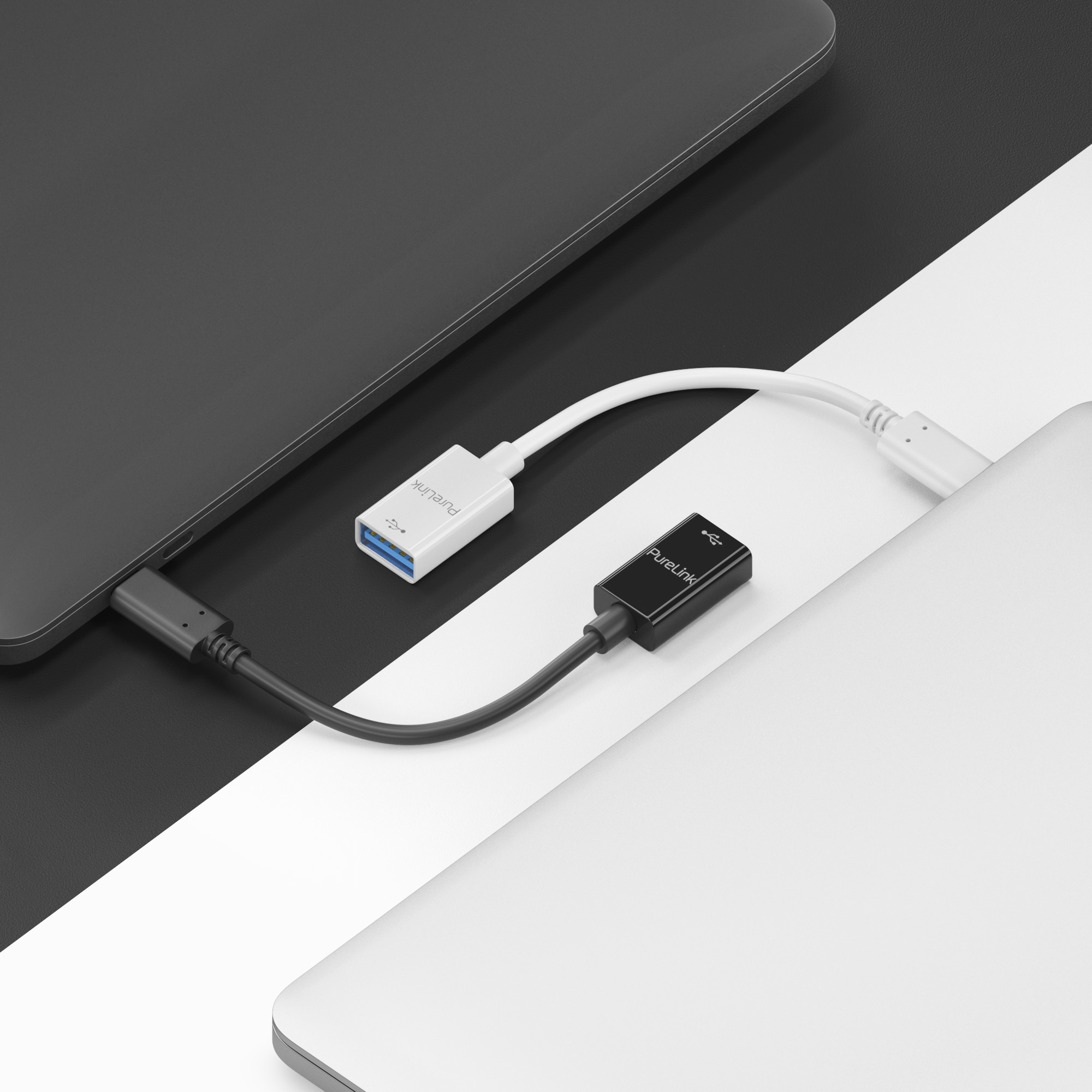 PureLink IS230 USB-C auf USB-A Adapter - USB 3.1 Gen 1 - iSerie 0,10m