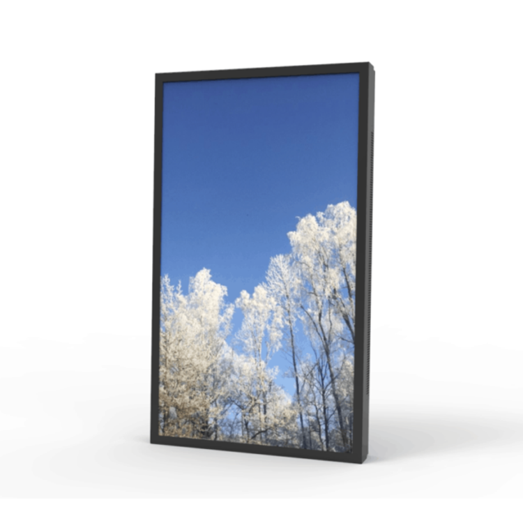 HI-ND Outdoor Wall Casing OW5516-1001-02 - Outdoor Wandgehäuse - Portrait/Landscape für Samsung OH55A-S - Schwarz