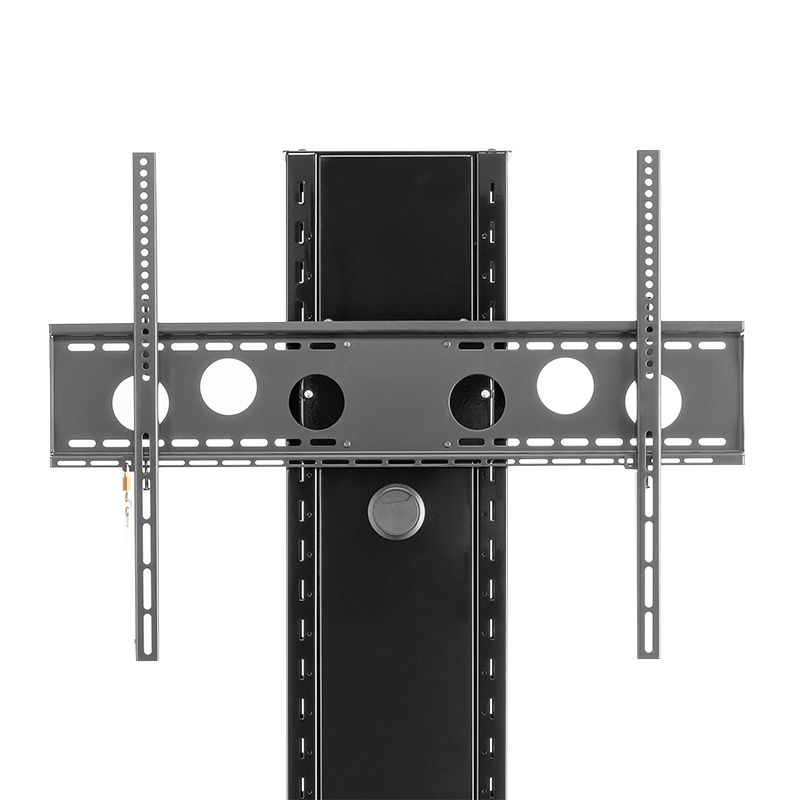 Hagor Info-Tower Wall - Standsystem zur Boden-Wandmontage - 46-84 Zoll - max. 80 kg - VESA 800x600mm - Schwarz