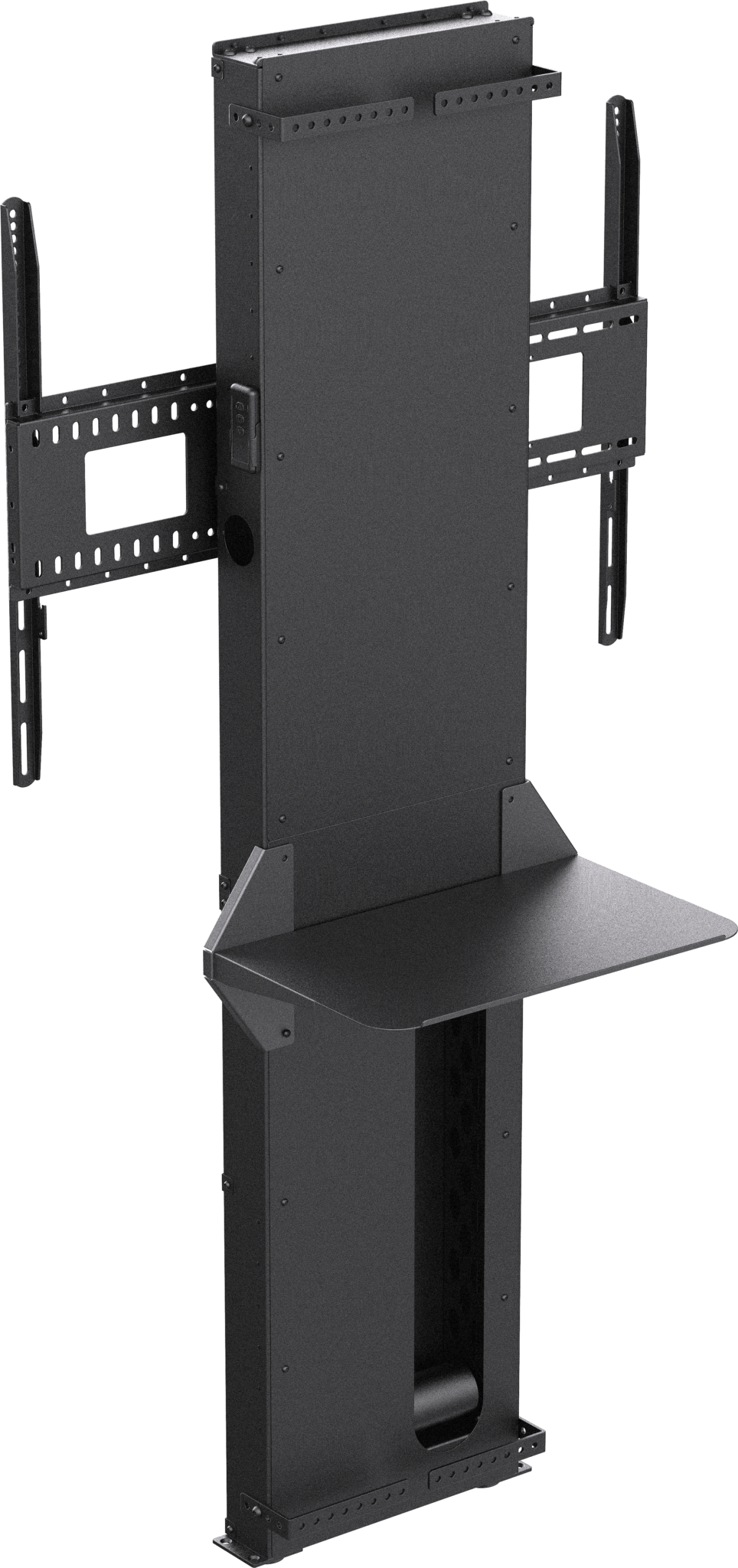 Vision VFM-F40/W - motorisierter Rollwagen - 47-98 Zoll - VESA 800x600mm - bis 110 kg - Schwarz