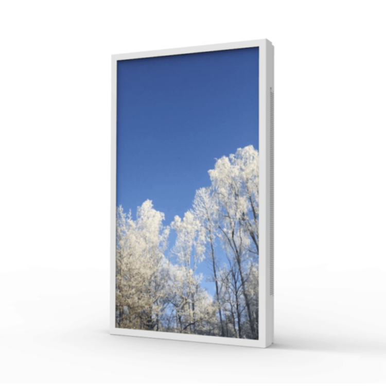 HI-ND Outdoor Wall Casing OW5516-1001-01 - Outdoor Wandgehäuse - Portrait/Landscape für Samsung OH55A-S - Weiß