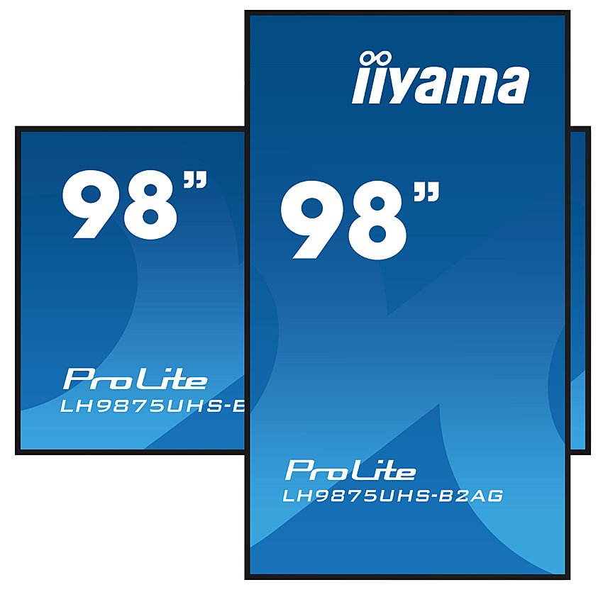 iiyama ProLite LH9875UHS-B2AG - 98 Zoll - 500 cd/m² - 4K - Ultra-HD - 3840x2160 Pixel - 24/7 - Android - Display - Schwarz