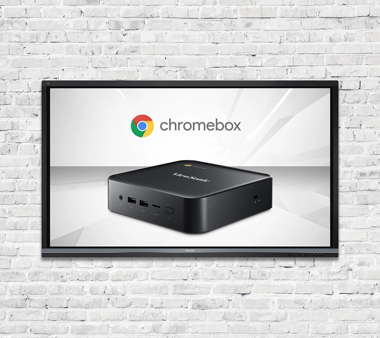 ViewSonic NMP760 Chromebox - Intel Celeron 5205U - 8 GB RAM - 64 GB SSD - Google Chrome OS