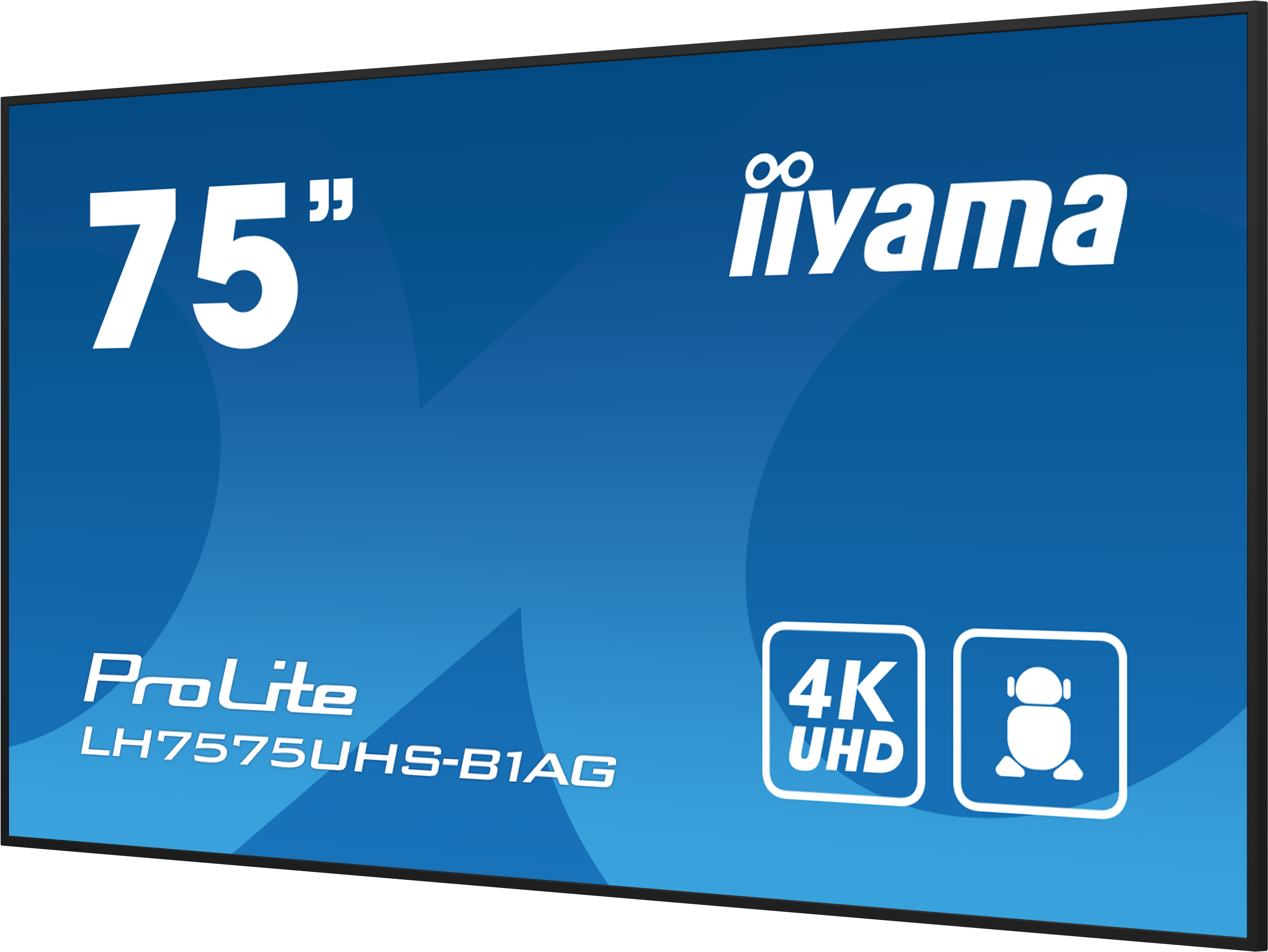 iiyama ProLite LH7575UHS-B1AG - 75 Zoll - 500 cd/m² - 4K - Ultra-HD - 3840x2160 Pixel - 24/7 - Android - Display - Schwarz