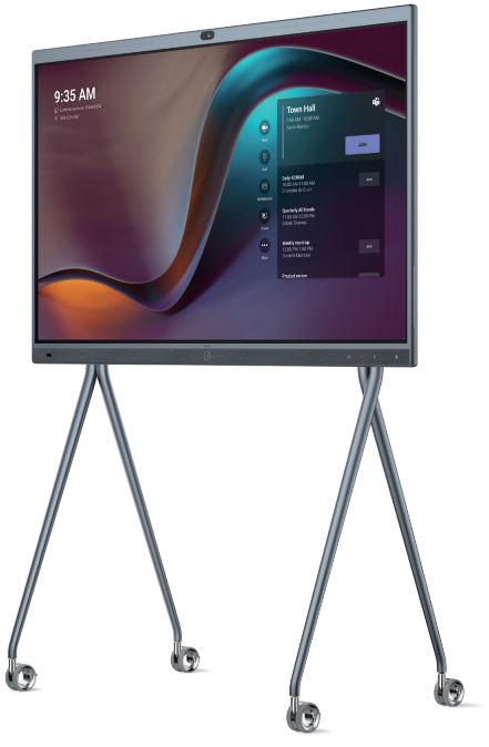 Yealink MB65-A001 MeetingBoard - 65 Zoll - Ultra-HD - 3840x2160 Pixel - 20 Punkt - MS Teams und Zoom Display - Silber