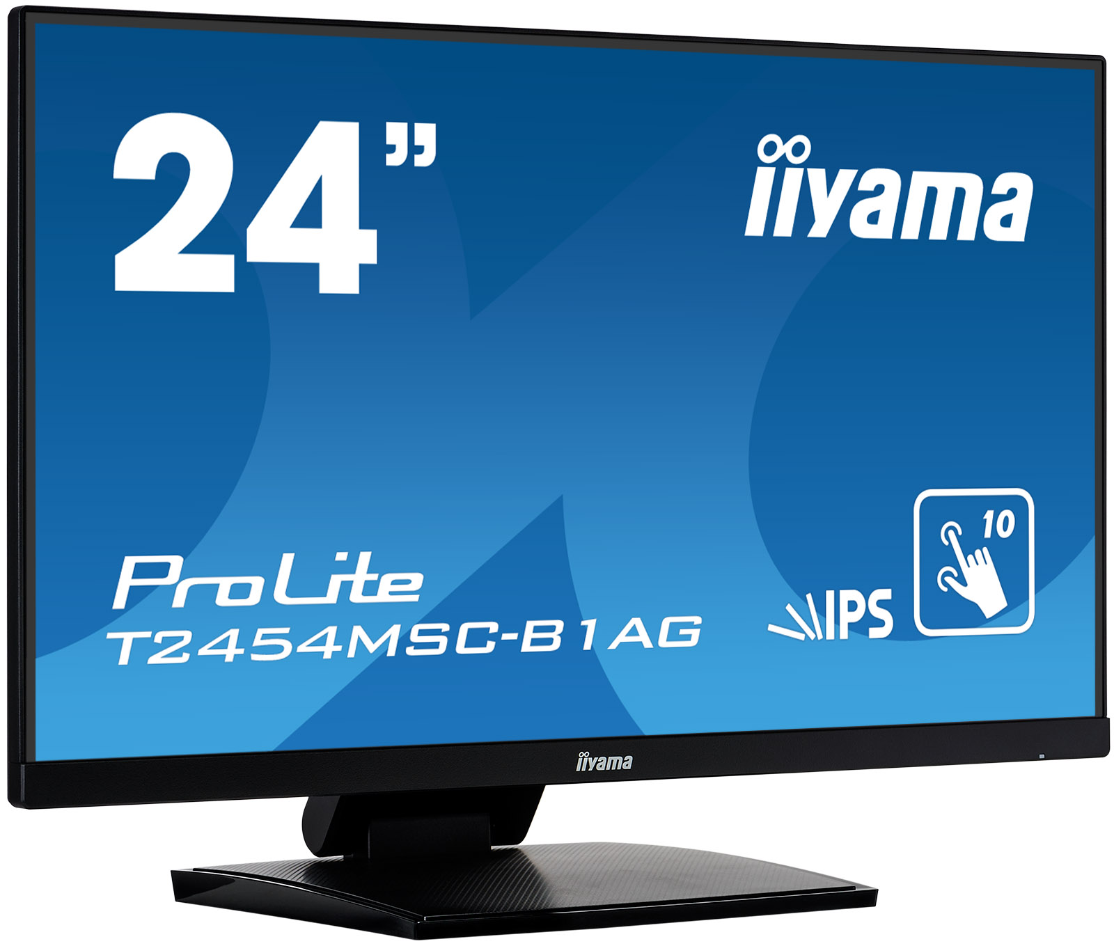 iiyama ProLite T2454MSC-B1AG - 24 Zoll - 250 cd/m² - Full-HD - 1920x1080 Pixel - 10 Punkt - Multi Touch Monitor - Schwarz