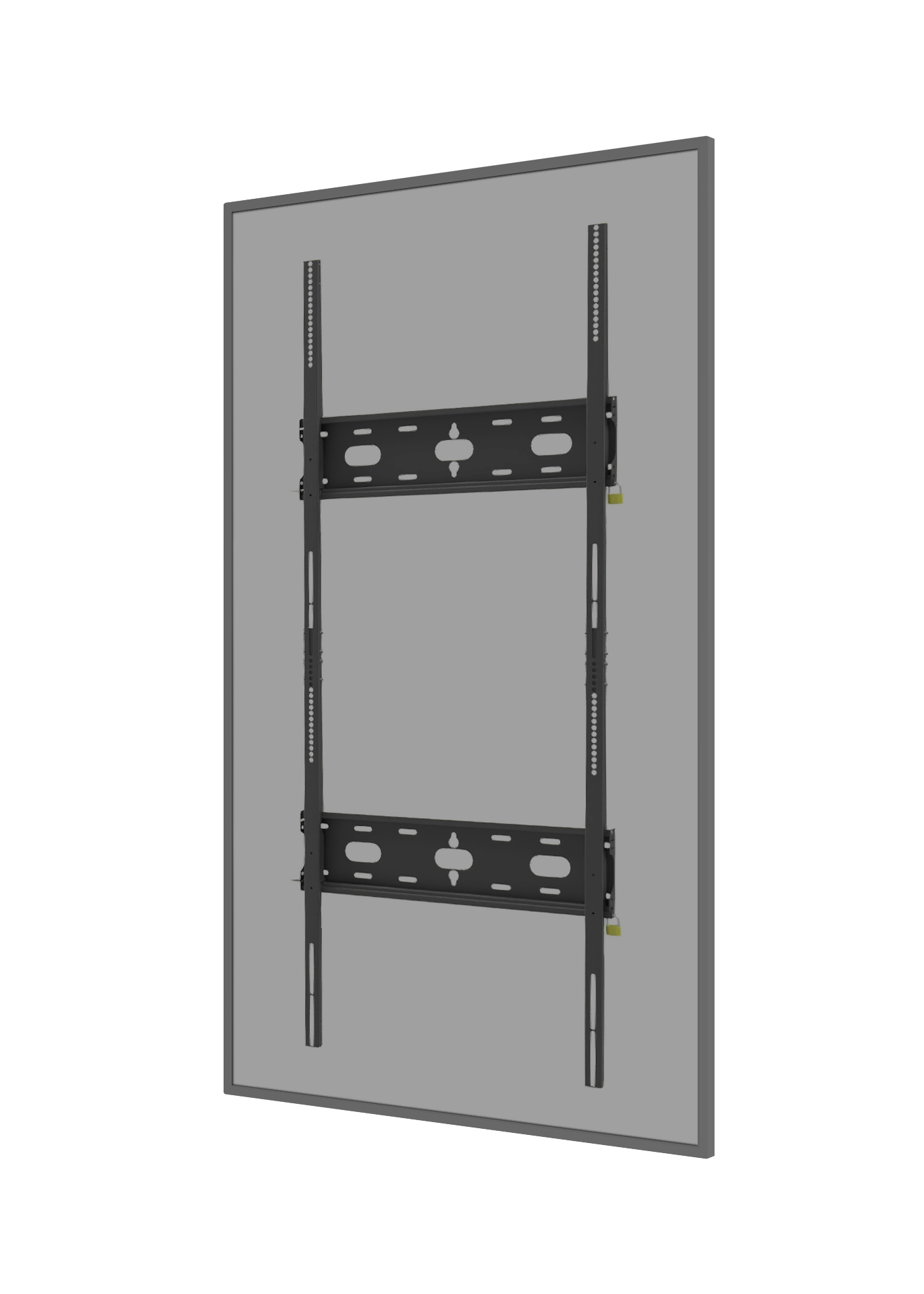 iiyama MD-WM60150 - fixe Wandhalterung für 105 Zoll Display - Hochformat - VESA 400x400 bis 600x1500 mm - bis 125kg - Schwarz