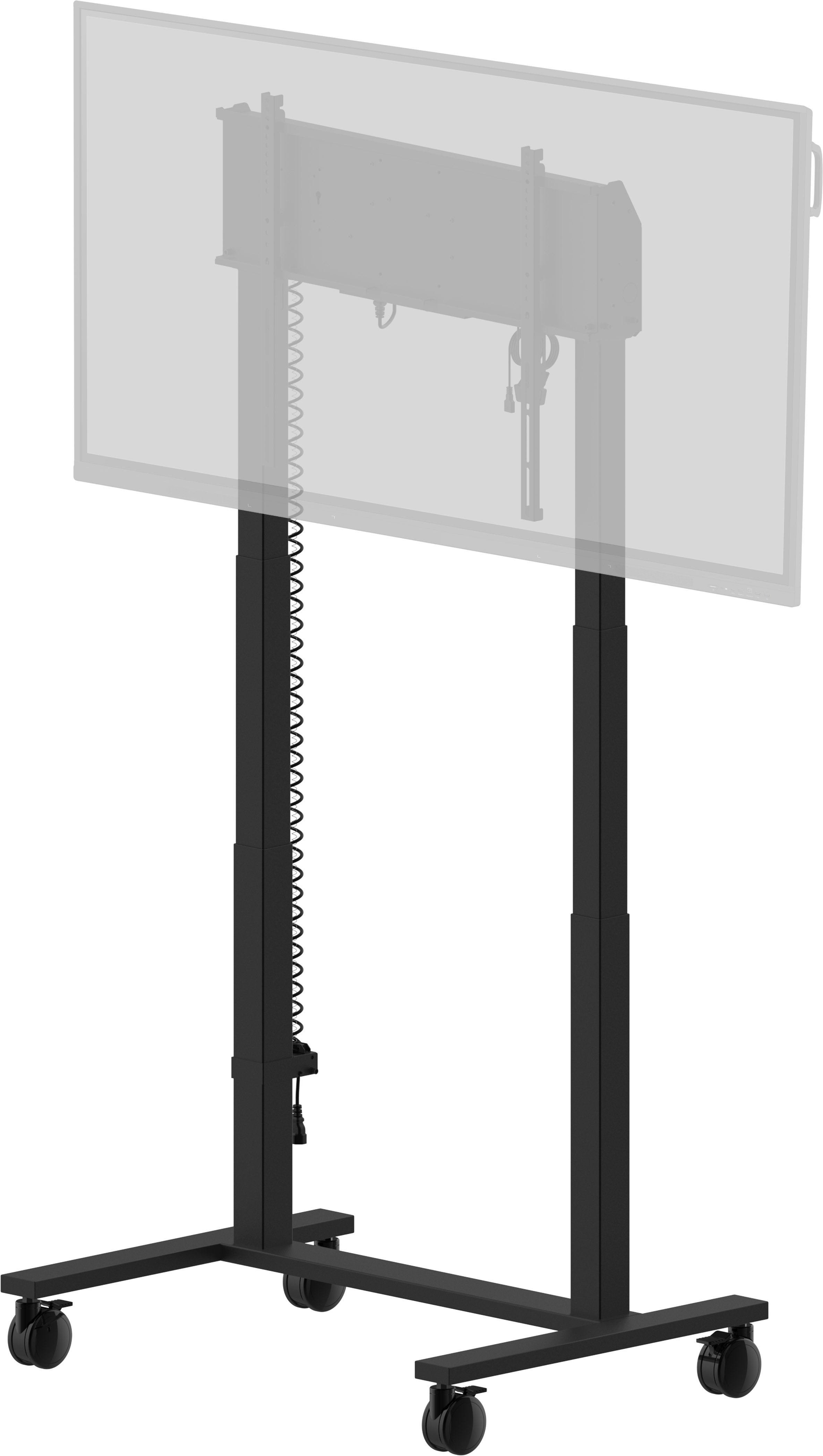 iiyama MD-CAR2031-B1 - elektrisch höhenverstellbarer Rollwagen - 55 bis 105 Zoll - VESA bis 800x600 mm - bis 120 kg