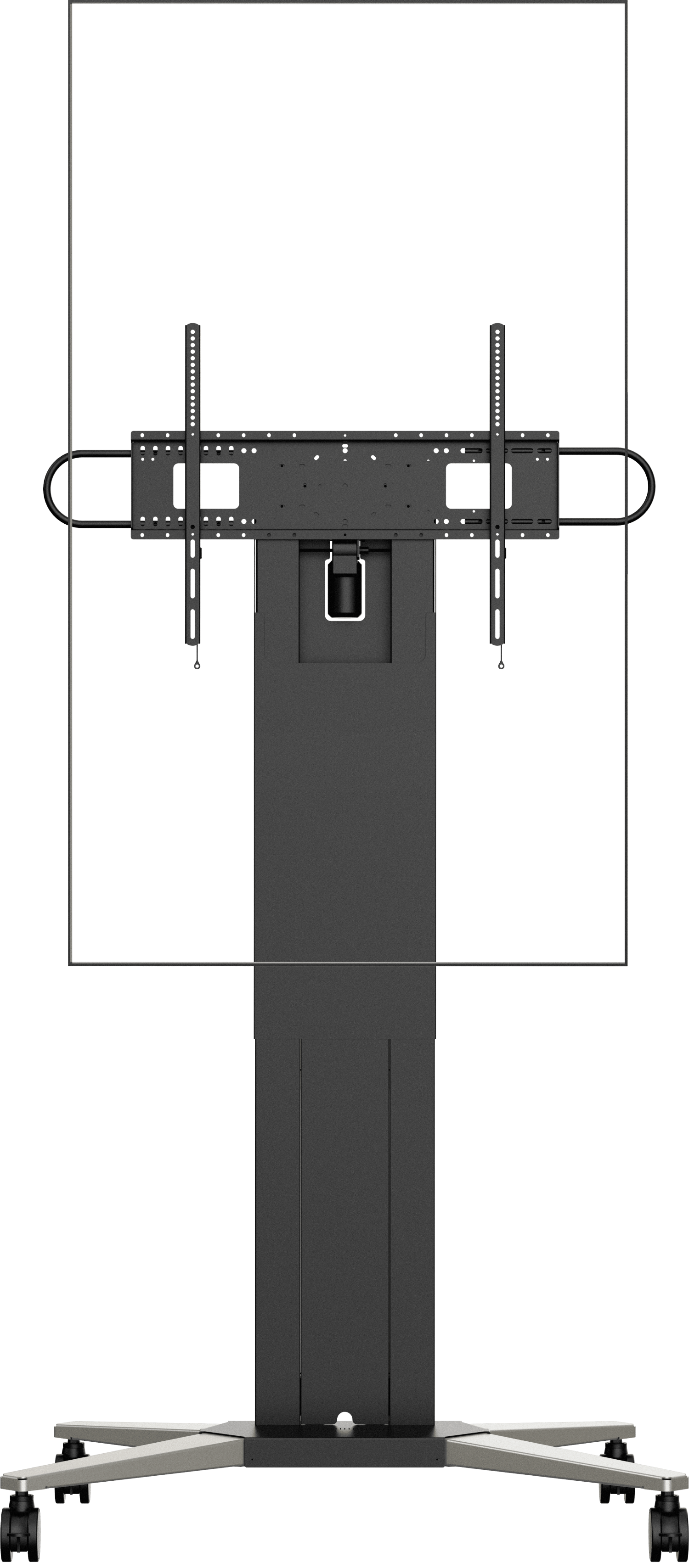 Vision VFM-F50T - motorisierter Rollwagen / Standfuß - 47-90 Zoll - VESA 800x600mm - bis 130 kg - Schwarz