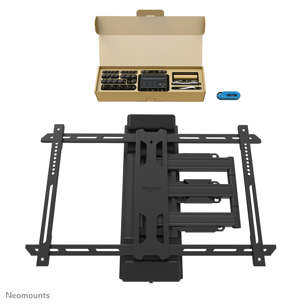 Neomounts WL40S-910BL16 - verstellbare Säulenhalterung - 40-70 Zoll - VESA 600x400mm - bis 45kg - Schwarz