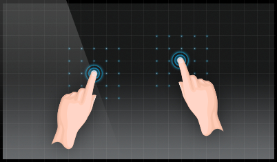 Das ProLite T4362AS-B1 verfügt über die kapazitive Touch-Technologie.