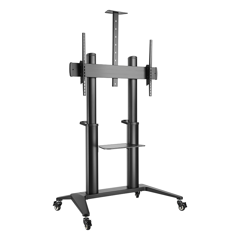 Hagor BrackIT Stand HD XXL - mobiles Standsystem - 65-120 Zoll - VESA 1000x600 mm - bis 140kg - Schwarz