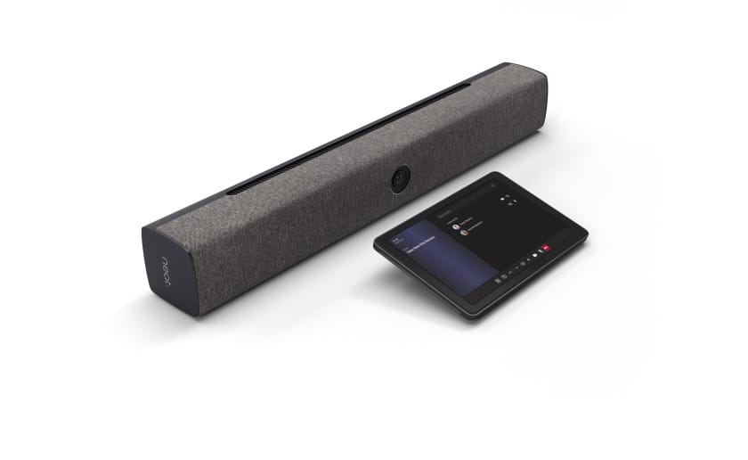 Neat Bar for Zoom and Microsoft Teams - All-in-One-Videokonferenzsoundbar mit Neat Pad Controller - kleine Räume