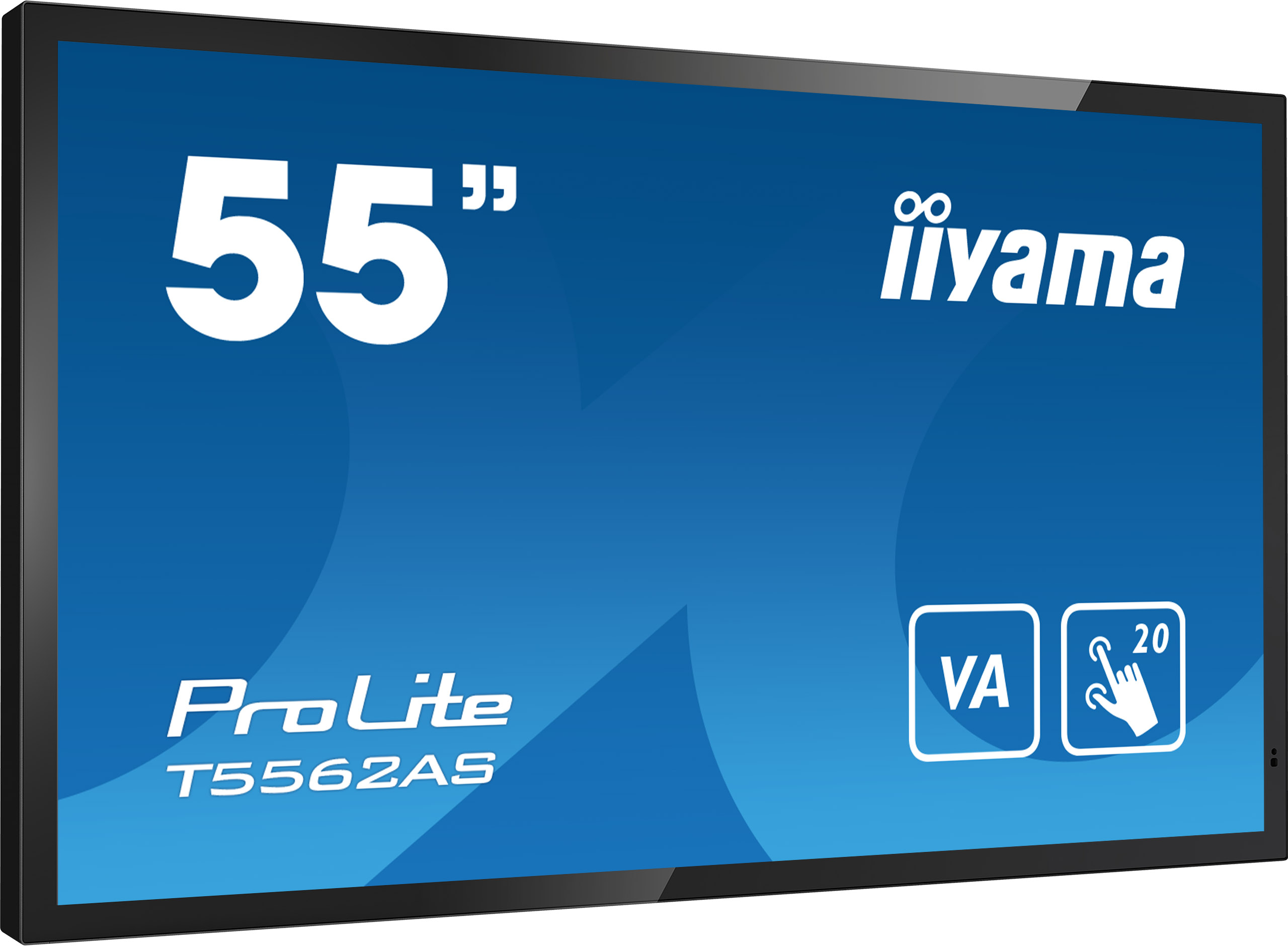 iiyama ProLite T5562AS-B1 - 55 Zoll - 500 cd/m² - 4K - Ultra-HD - 3840x2160 Pixel - Android - 20 Punkt - Multi Touch Display - Schwarz