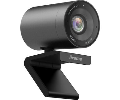 iiyama UC-CAM10PRO-1 - 4K Konferenz-Webcam - 8MP - USB-Kamera mit Mikrofon - 120° Sichtfeld - Auto-Framing - kleine Räume