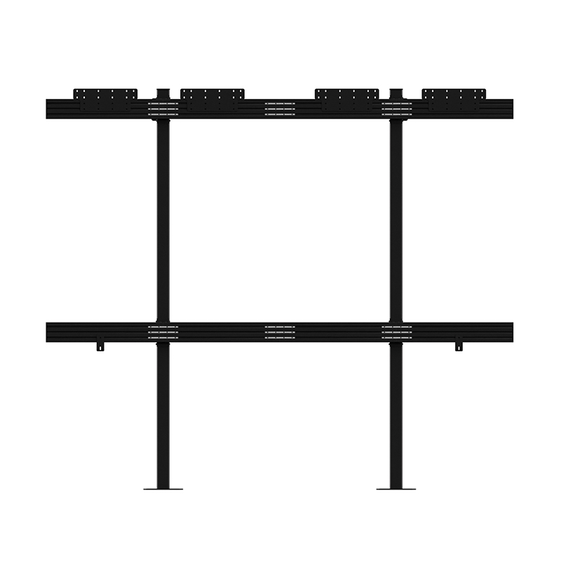 Hagor LED-SBW Samsung IAC 130 Zoll - Standsystem zur Boden-Wandmontage - passend für Samsung IAC 130 Zoll - Schwarz