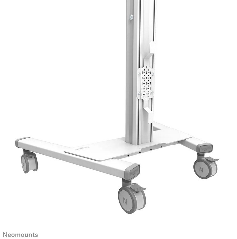 Neomounts Select FL50S-825WH1- höhenverstellbarer Rollwagen - 37-75 Zoll - VESA 600x400mm - bis 70kg - Weiss